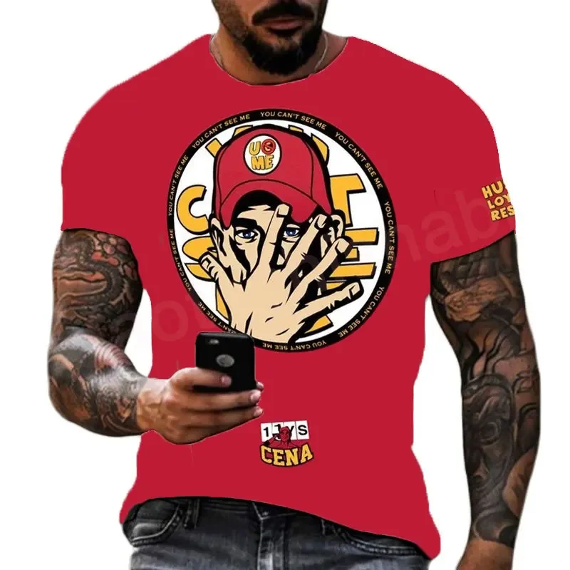 Футболка мужская летняя с 3D-принтом известный соревнований по борьбе Детская