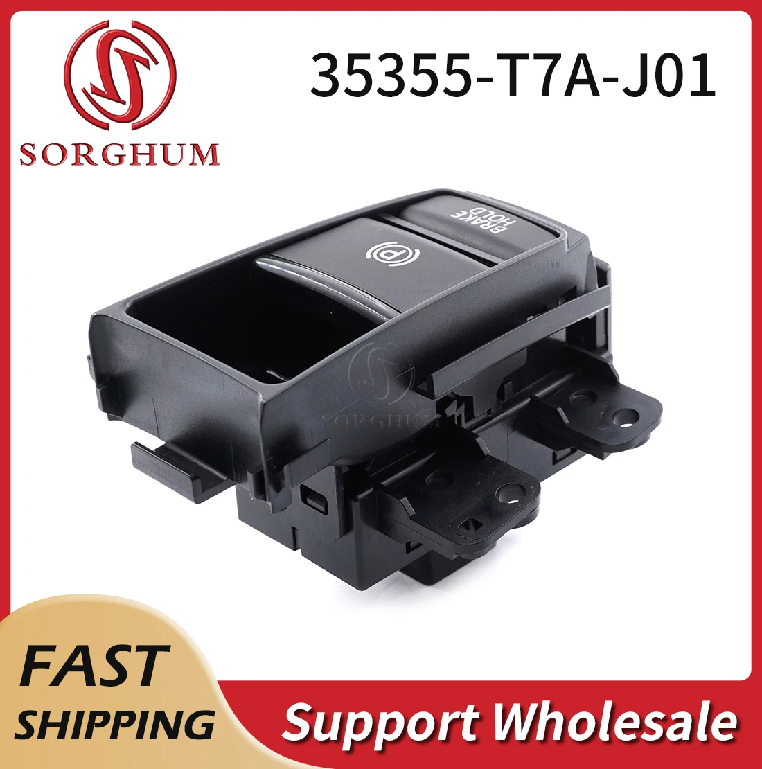 

Sorghum 35355-T7A-J01 Parking Brake Switch Electronic Auto Hand Brake Button For Honda HRV XRV HR-V XR-V 2015-2020 35355T7AJ01
