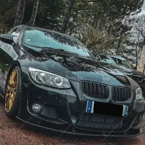 Для BMW E92 E93 Facelift M-Tech 2 шт. передний бампер сплиттер для губ 320i 320i 320d 330i 330d 335i M спортивный стиль Bodykits тюнинг