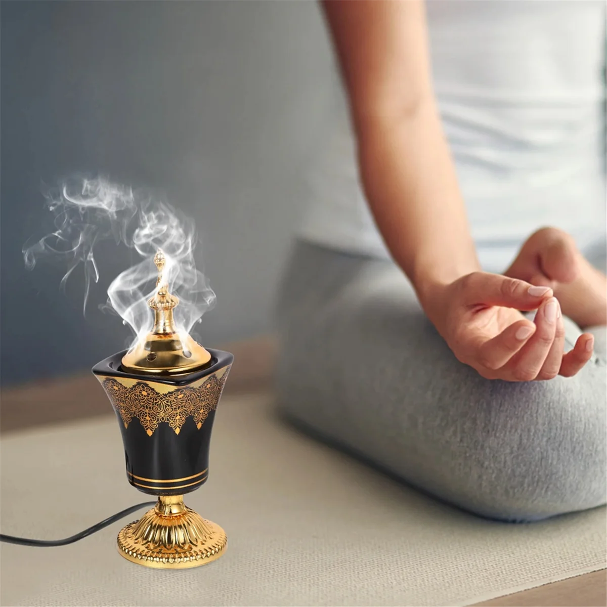 Электрическая курильница держатель для благовоний винтажная арабская домашний