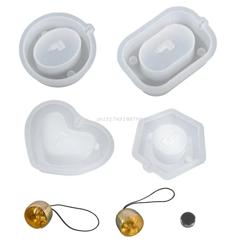 

Doorbell Ornament Crafts Resin Casting Pendant Mold Suitable for Diy Crafts