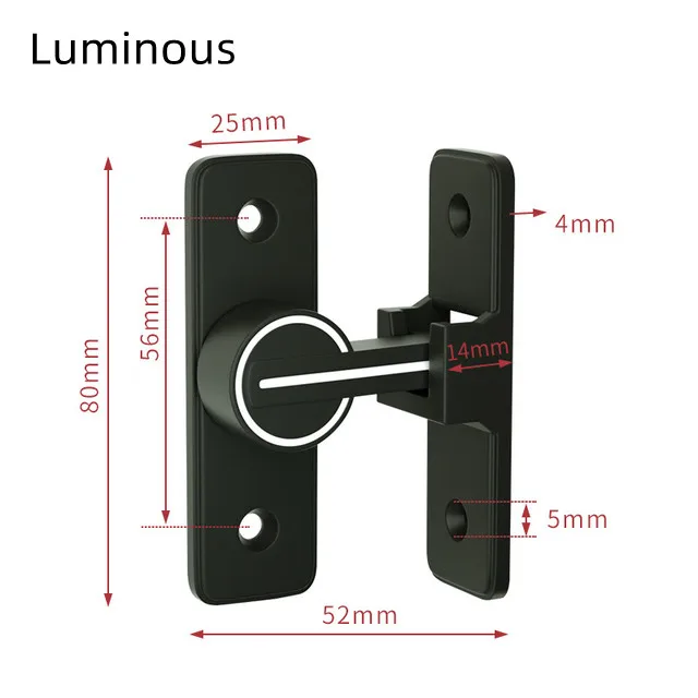 

KK & FING Противоугонная пряжка для двери из цинкового сплава