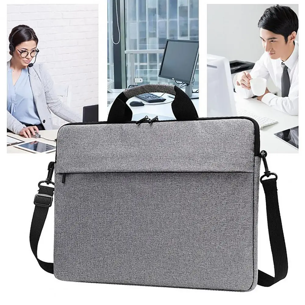 

14/15 Inch Laptop Bag Ultra-thin Large Capacity Waterproof Notebook Case Sleeve Computer Shoulder Handbag Briefcase Bag for Busi