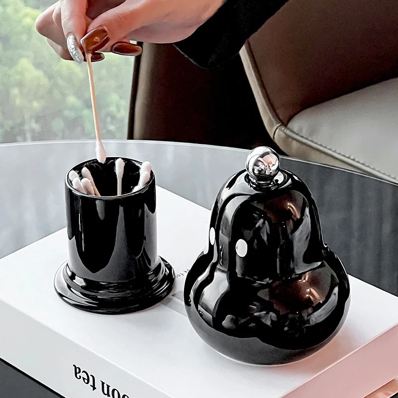 Креативная коробка для ватных палочек в форме груши пластиковый держатель