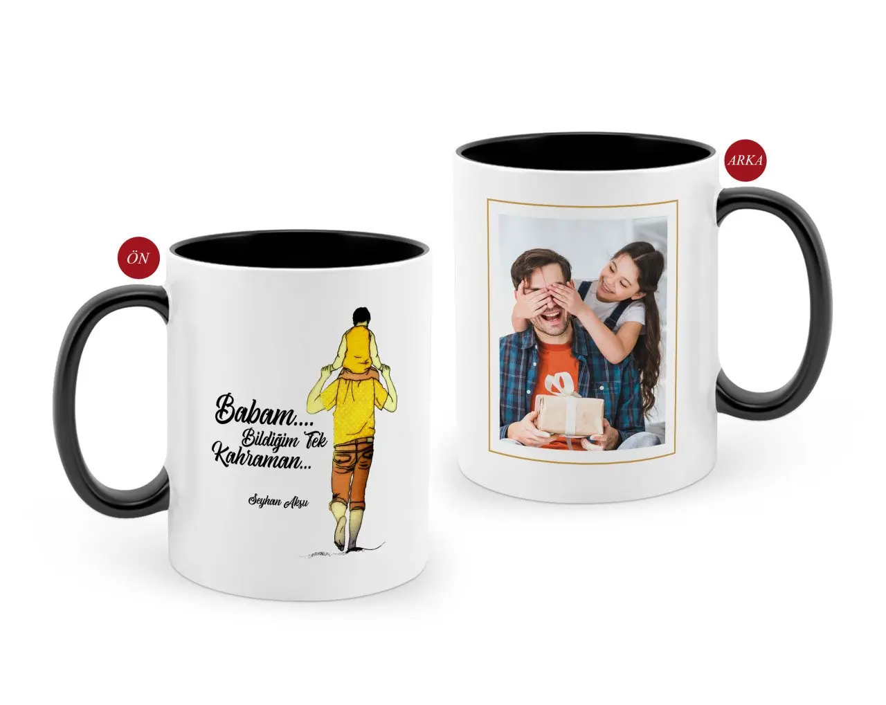 

Персонализированные Fathers Day Gift», «фото черный, белый цвет кружка Bardak-33