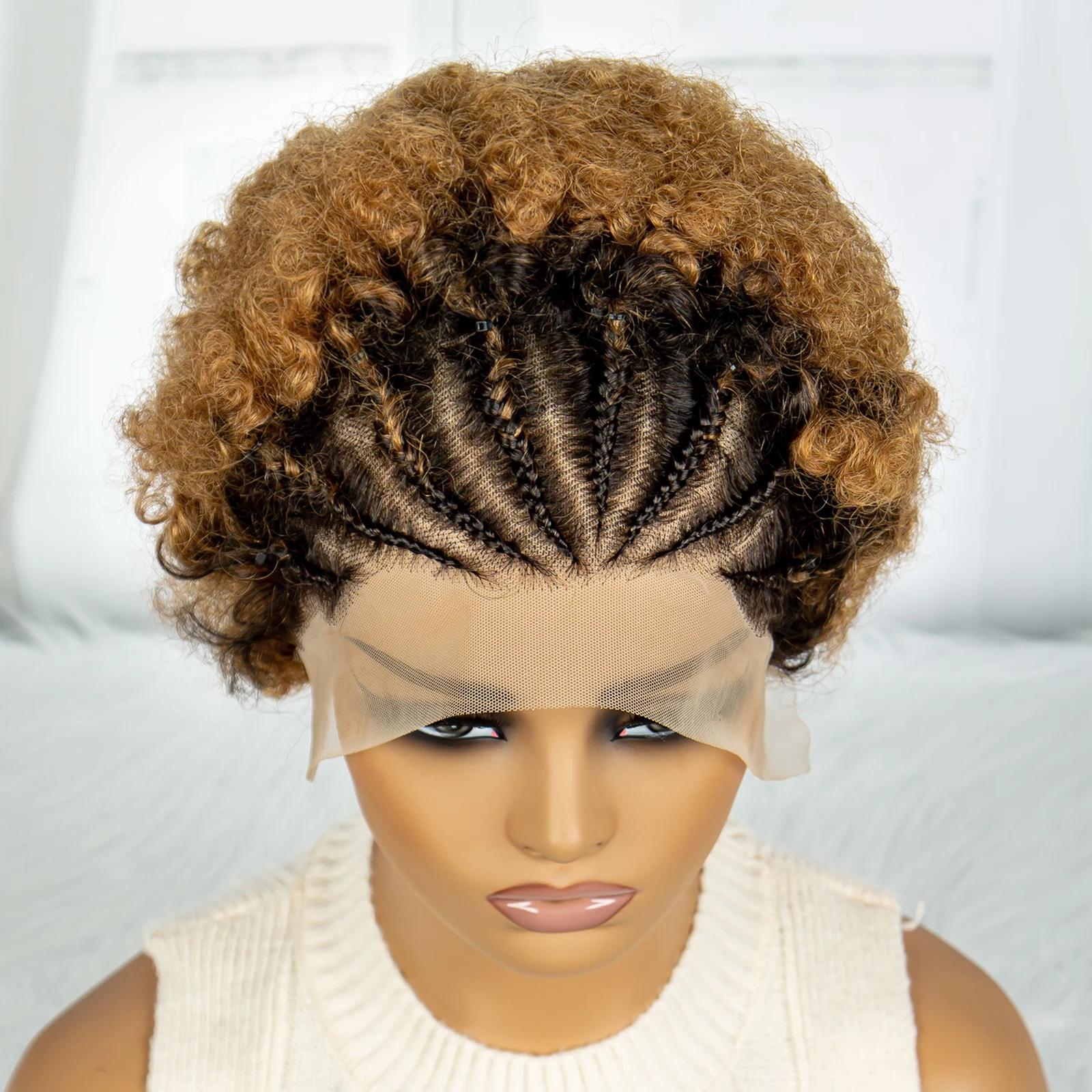 Парики 1B-30 цветов 6 дюймов прозрачные 13x4 на сетке фронтальные парики 200% плотность