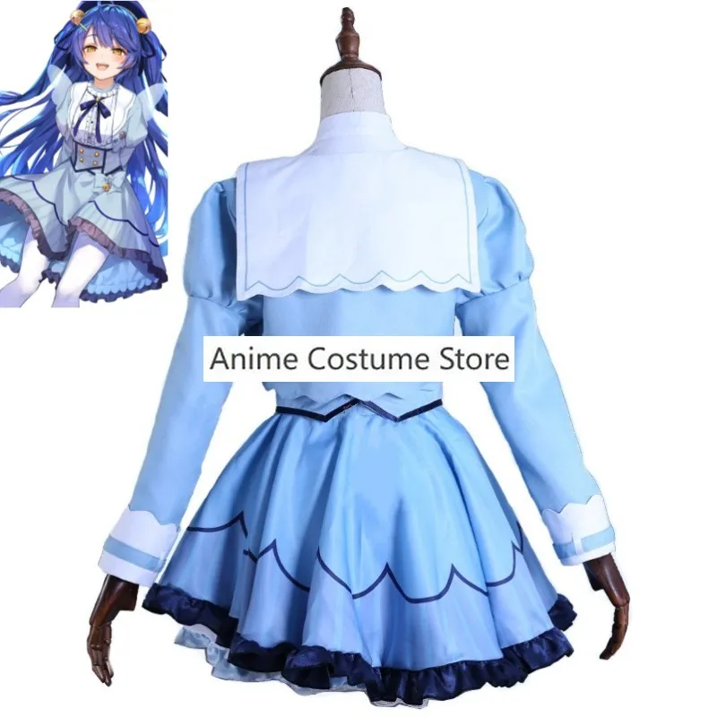 YouTuber VTuber NIJISANJI vпечень Amamiya Kokoro косплей костюм парик шляпа аниме Сексуальное