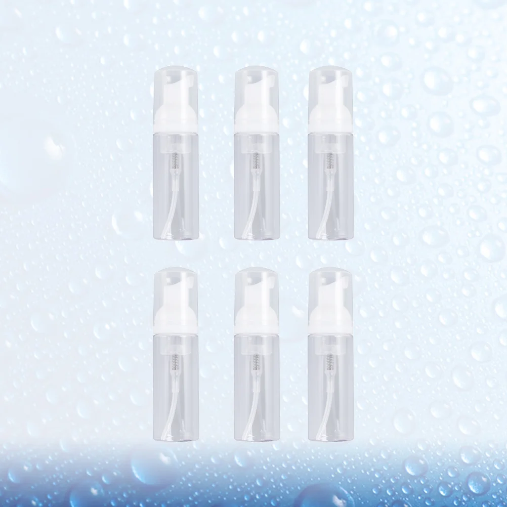 

6 Pcs Dispenser Travel Containers Liquids Hair Color Shampoo Foam Bottle