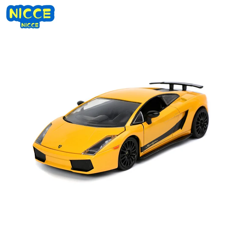 

Игрушечный автомобиль Nicce 1:24 Dom Lamborghini Gallardo Superleggera, литая машина из металлического сплава, модель автомобиля, игрушки для детей, коллекция по...