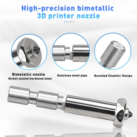 Биметаллические сопла Haldis 3D для Anycubic Kobra 3 Max Combo 0,4/0,6/0,8 мм