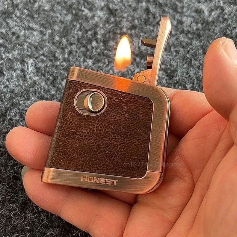 Новинка честная керосиновая зажигалка Мужская ветрозащитная креативная