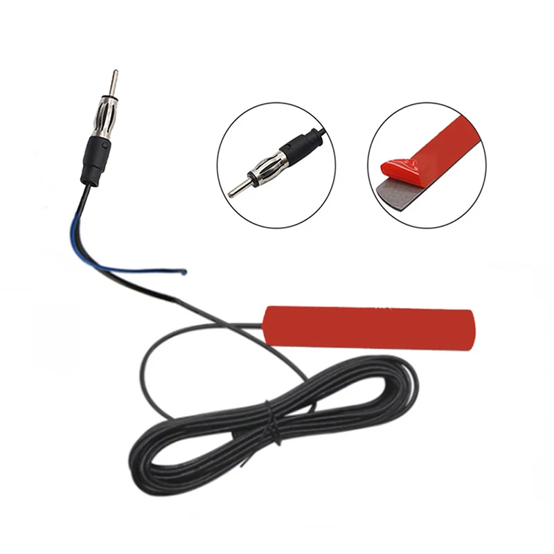Car Radio FM Antenna Universal Auto Signal Amp Amplifier for Marine Car Vehicle Boat RV Signal Enhance Device