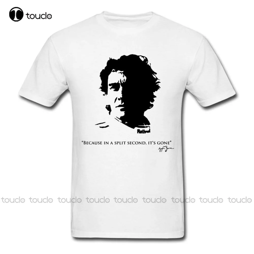 

New Brand Ayrton Senna Tribute Funny Men T-Shirt Shirt Unisex Custom Aldult Teen Unisex Digital Printing Tee Shirts Women Shirts