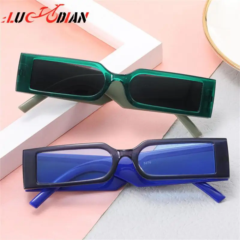 

Party Square Punk Sun Glasses Small Frame Men Sunglasses Anti-uv Versatile New Summer Eyewer Sunglasses Men Colorful Lenses Punk