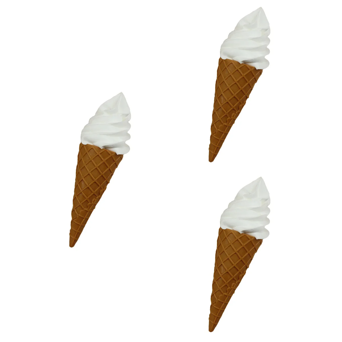 

Ice Cream Cone Fakeslow Toy Propphotography Playset Party Favors Photoreusable Candy Sensory Model Cakeartificial Dessert Toys