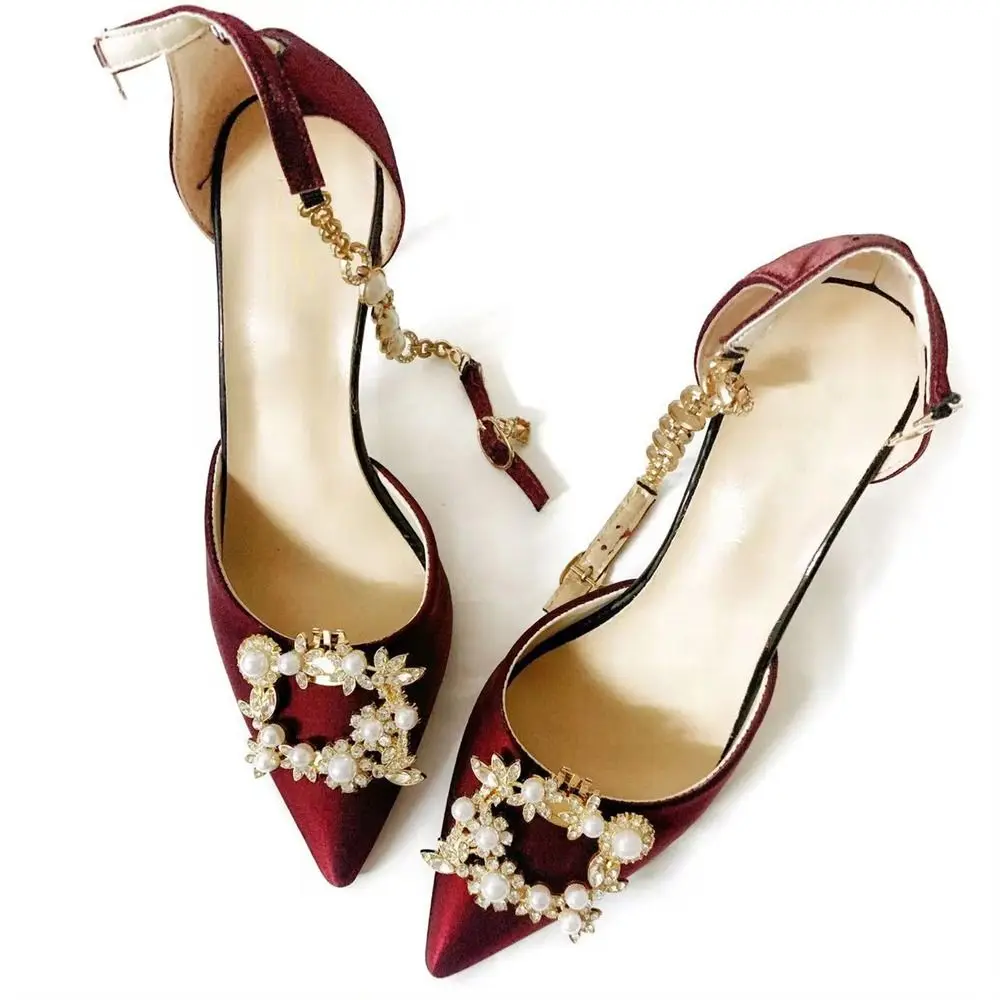 

Rhinestones Shoe Clips Shiny Crystal Bride Shoes Decoration Shoes Decorations High Heel