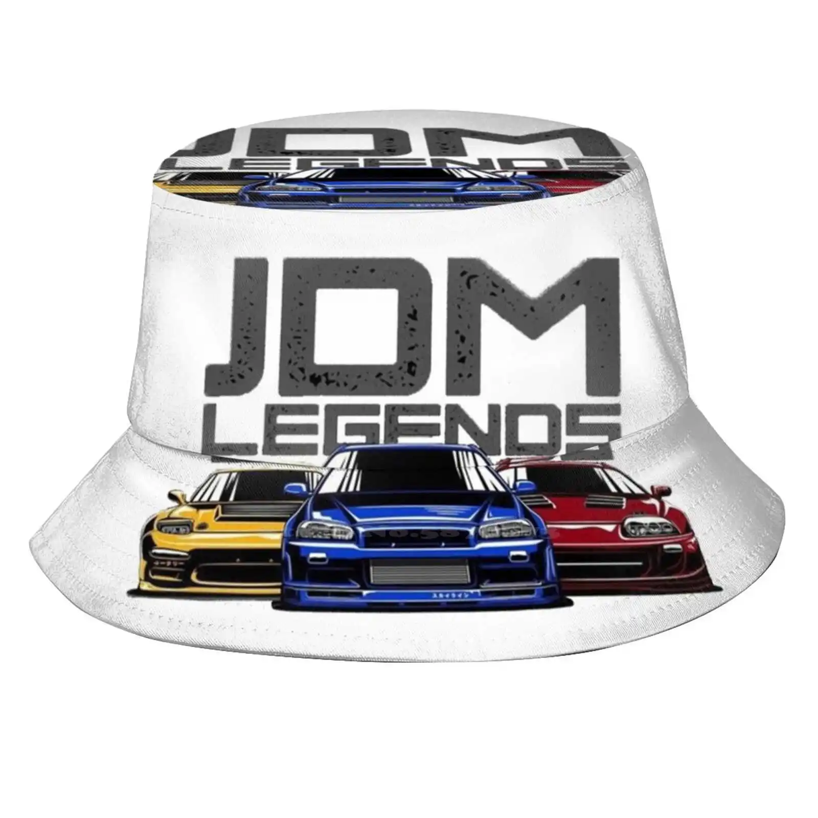 

Jdm Legends Uv Protection Foldable Bucket Hats Women Men Japan Drift Jdm