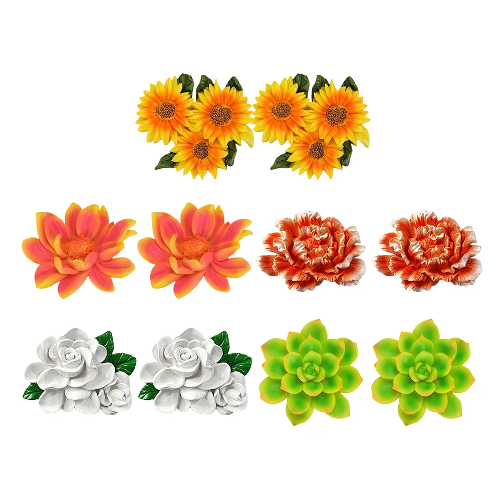 

Магниты для стиральной машины, холодильника, сушилки, имитация растений, 10 шт.