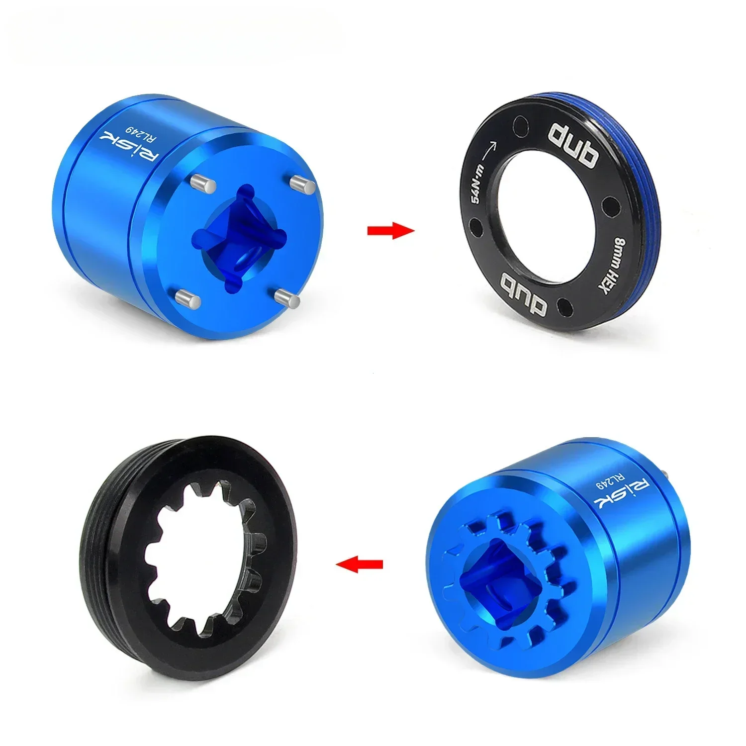 2 в 1 инструмент для снятия крышки шатуна DUB XTR M9100 каретка кривошипа ремонта