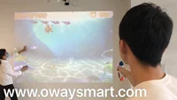 smart board interactive whiteboard finger touch-screen board for ball throwing games wall games floor games education