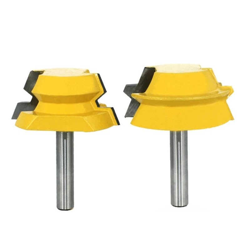 

2 Pcs 22.5°-Lock Miter Router Bit 8mm Shank Joint Milling Cutter Suitable for Furniture Oblique Tenon Making Drop ship