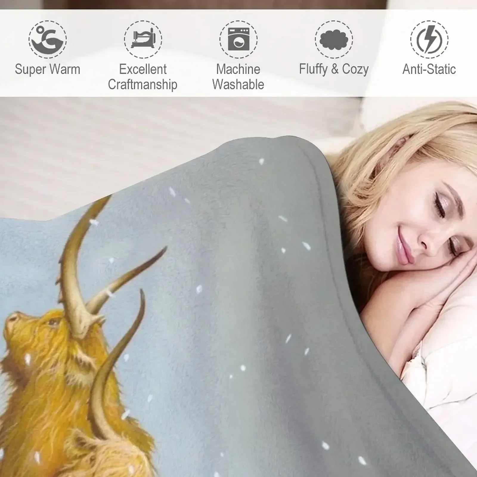 In the Bleak Midwinter Throw Blanket одеяла и пледы Большие