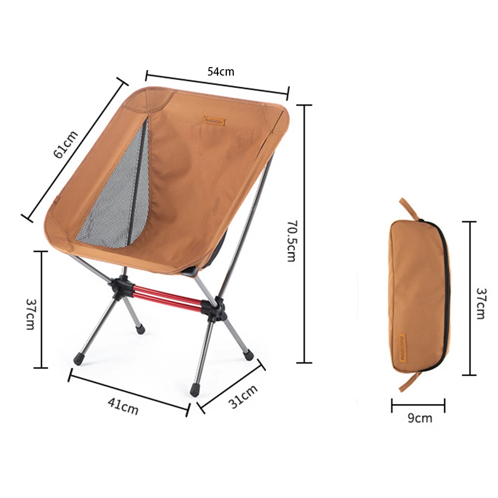 Naturehike Outdoor Folding Chair With Bag Portable Leisure Moon Chair Camping Fishing Chairs For BBQ Picnic Beach Home Garden enlarge