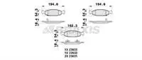 

Для тормозной колодки AB0396 GRAND CHEROKEE II