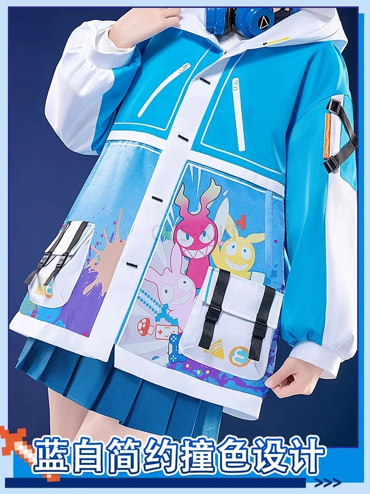 COS-KiKi Honkai Impact 3rd Броня зайчик летний фестиваль костюм для Хэллоуина женский
