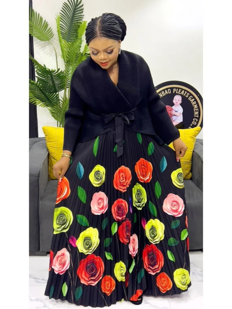 EGRM Элегантный вечерний комплект из 2 предметов женский пояс с рукавами летучая