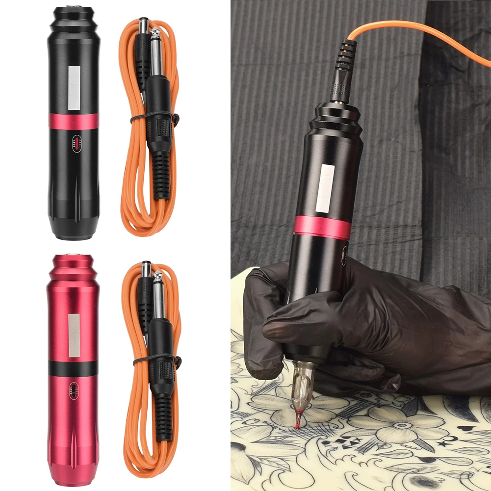 

Rotary Electric Tattoo Machine Pen Motor Eyebrow Lip Tattoo Pen with Hook Line for Tattooist Artist Body Permanent Makeup
