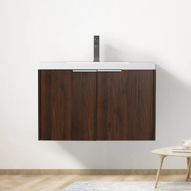 

[Flash Deal]Soft Closed Door Bathroom Cabinet with Sink 30 Inch Small Bathroom Modern Style and Spacious Storage Space[US Stock]