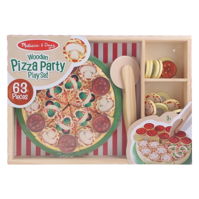 

Cooking Toy Simulation Kitchen Toy Model Pizza with Cutter & Vegetable Slice Magnetic Puzzle Interactive Montessori Toy 2022 New