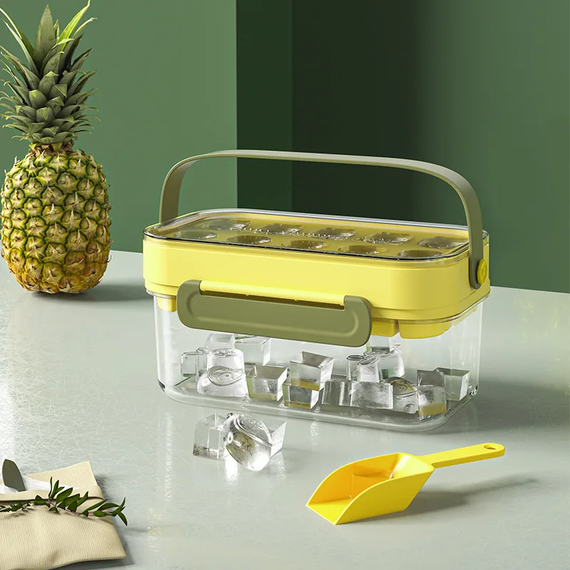 

32-Compartment Double-Layer Large-Capacity Ice Maker Mold, Cute Pattern Ice Cube Maker Ice Box Ice Tray Mould, Ice Cube Trays