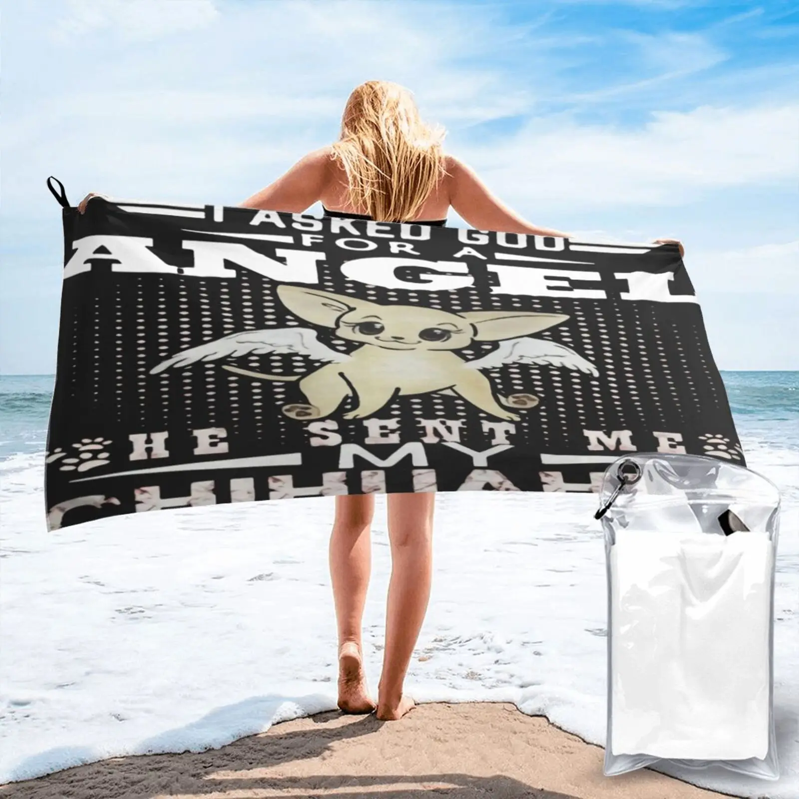 

Ask God For An Angel He Beach Towel Large Beach Towel For Bath Kitchen Towels Kitchen Towels Towel For Kitchen Xxl Beach Towel