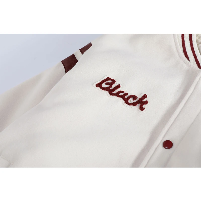 Женская куртка-бомбер с вышивкой однобортная в Корейском стиле свободная