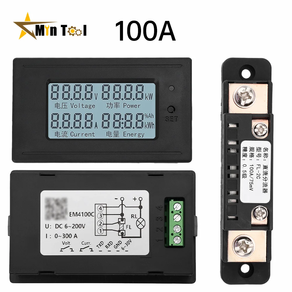 Цифровой вольтметр Амперметр ваттметр измеритель напряжения и силы тока тестер