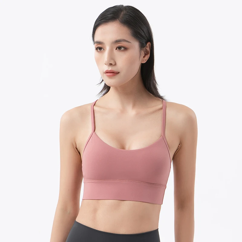 New Sexy Top Sports Yoga Fitness Bras Elastic Women's Bra Y Beauty Back Elastic Breathable Female Underwear Tops For Women