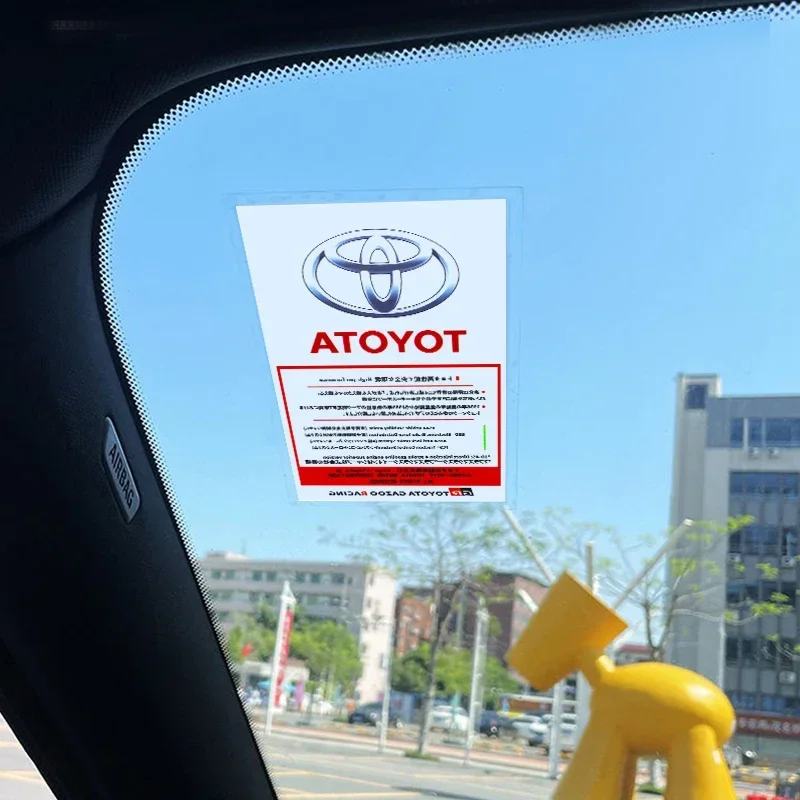 1 шт. декоративная наклейка на переднее лобовое стекло автомобиля Toyota GR Harrier Cross Chr