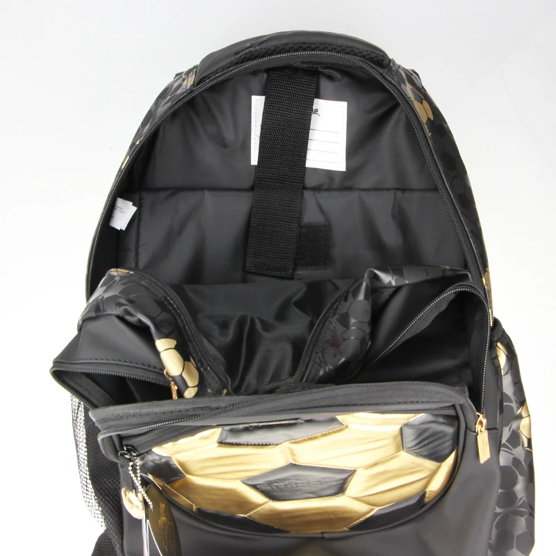 Australian Original Smiggle Children's Schoolbag Golden Football Boy Backpack PU Waterproof 8-12 Year 16L