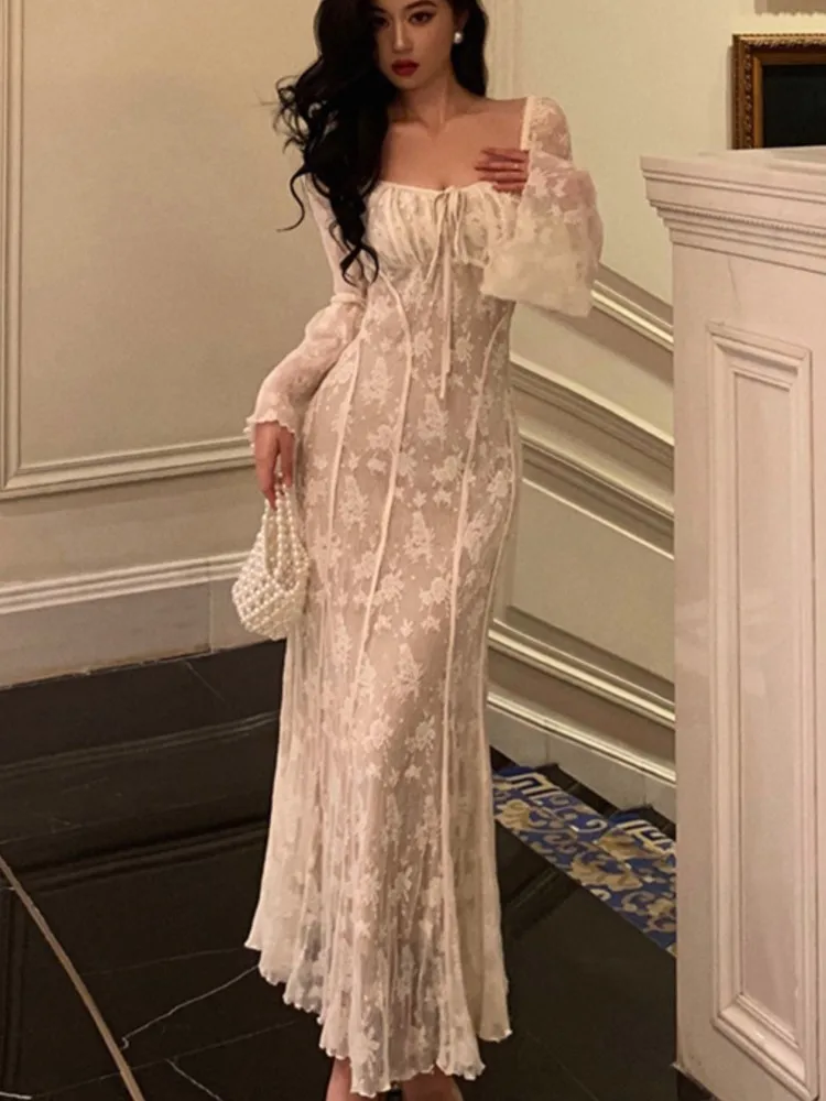 Женское облегающее платье с юбкой годе