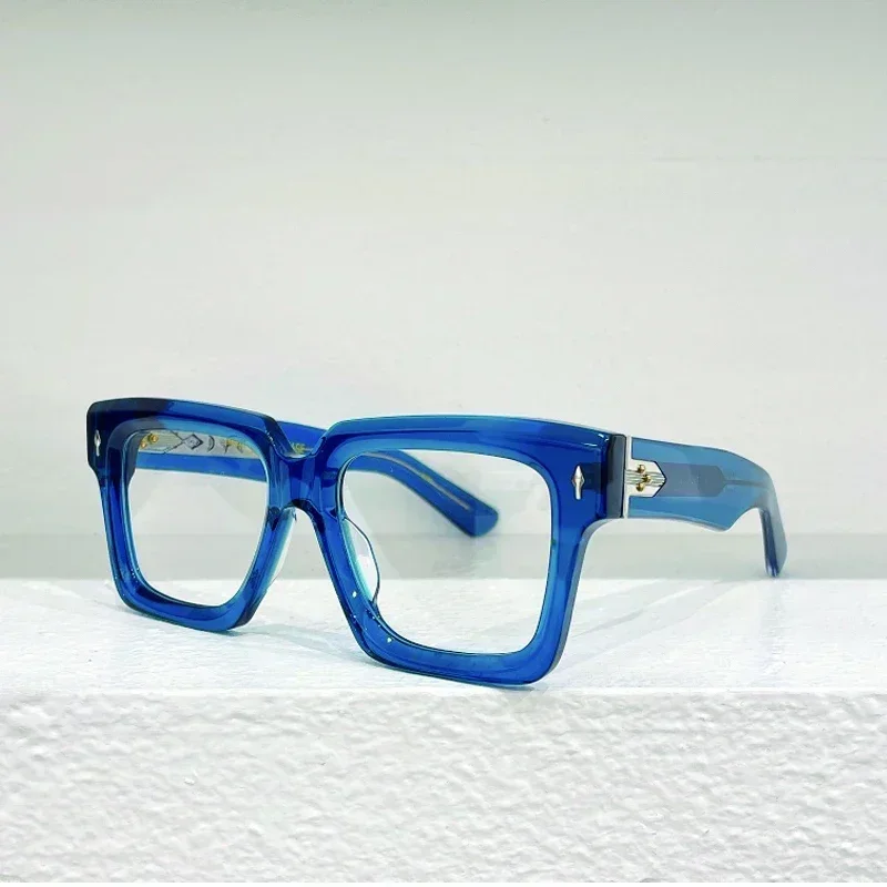 JMM BELIZE роскошные модные ацетатные квадратные очки ручной работы в большой оправе