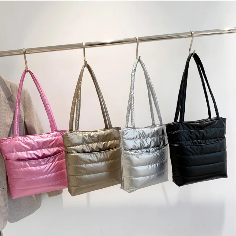 Повседневная женская сумка большая через плечо с хлопковой подкладкой для