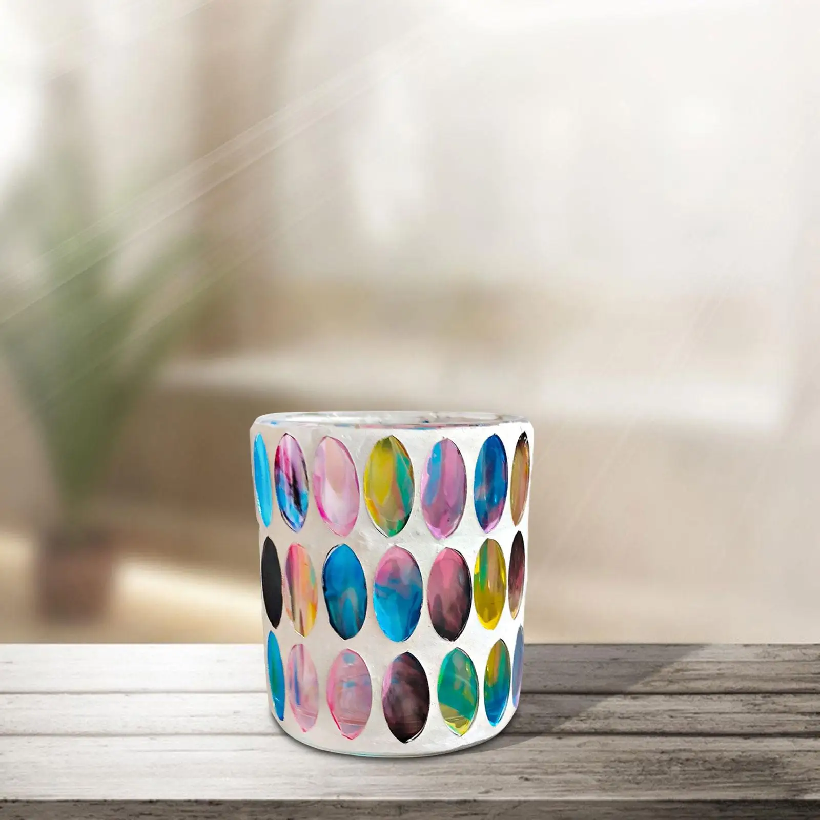 Handmade Art Votive Candle Stand For Cafe Decorations Gift