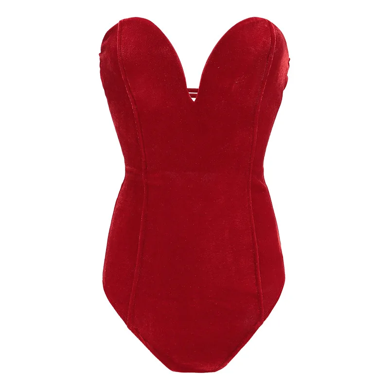 

Sexy Lingerie Body Suit Underwear Y2k Stranger Things Anime Tops Women Festival Outfit Rave Overalls One-pieces Gothic Clothes
