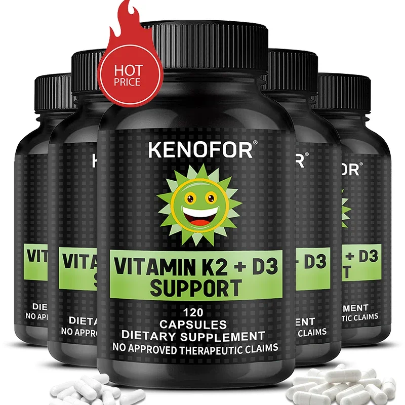 

Витамины Kenofor K2 и D3-помогают улучшить мобильность суставов, укрепить кости и сердце, здоровье иммунитета-добавка для здоровья суставов