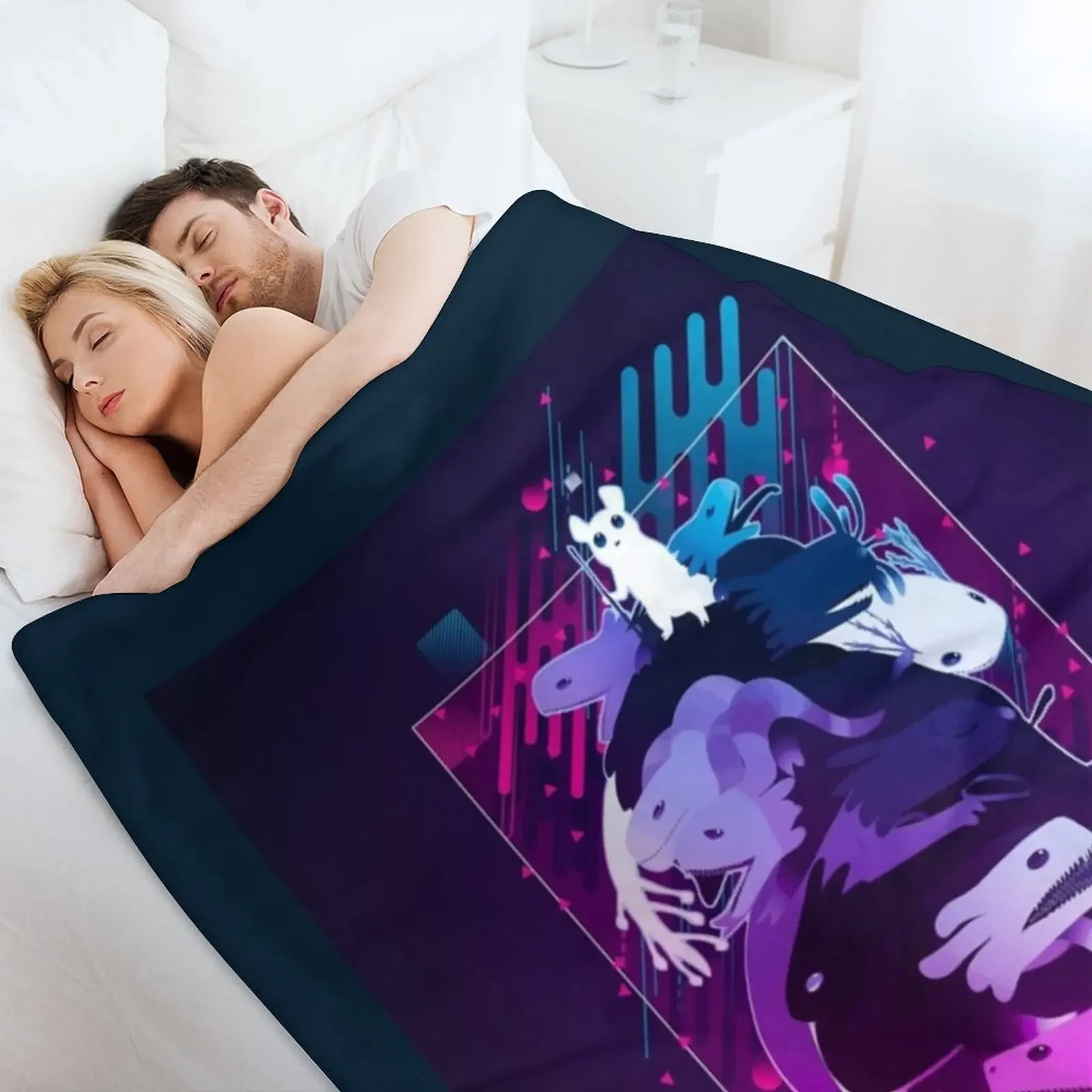 Современное графическое одеяло Rain World одеяла для кровати меховые волос