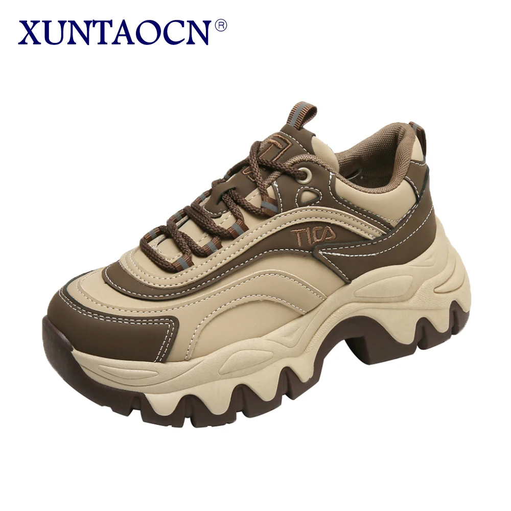 

Daddy shoes women Spring and autumn 2023 women's shoes new thick sole increase everything matching small leisure sports shoes