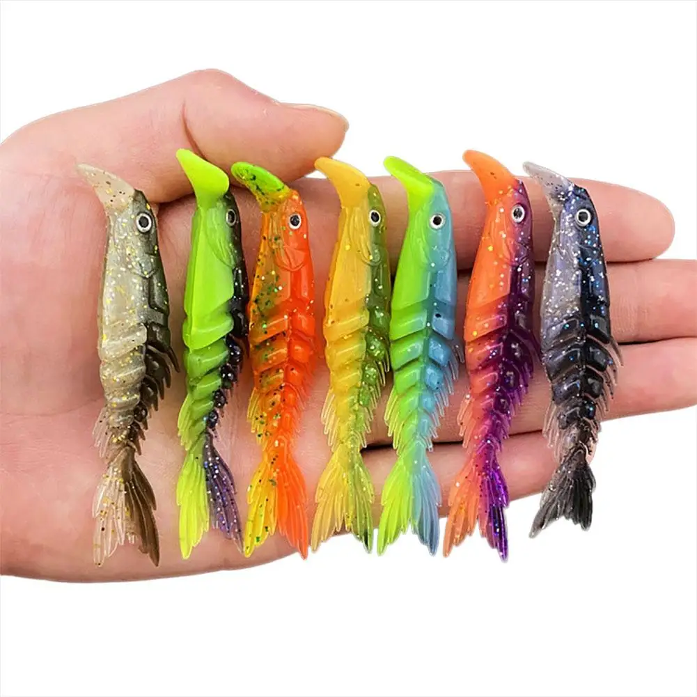 

Soft Baits Shad Fishing Lures Paddle Tail Swimbaits Plastic Lures For Bass Trout Fishing Gifts For Men 1 Set