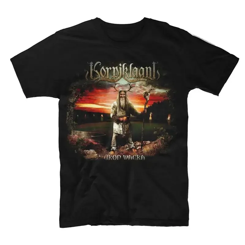 Фото Футболка Korpiklaani Ukon Wacka, мужская и женская, размеры S, M, L, Xl, 2, 3, 4, 5Xl №1